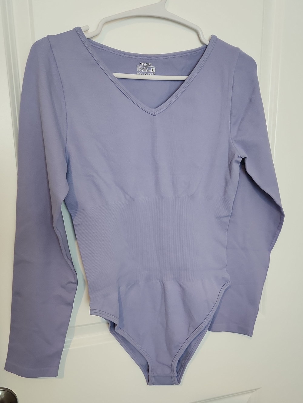 Light Lavender Long Sleeve Bodysuit